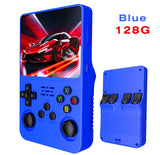 Open Source R36S Retro Handheld Video Game Console Linux System 3.5 Inch IPS Screen Portable Pocket Video Player R35S 64GB Games