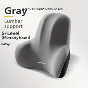 1pc Memory Foam Lumbar Back Cushion for Car Office Gaming Chairs and Postpartum Waist Support Multi Functional Pain Relief Pillo