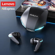 Choice Lenovo GM2 Pro TWS Wireless Bluetooth V5.4 Earphone HD Call Low Latency Headphones Dual Mode Music Gaming Earbuds GM2PRO