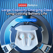 Choice Lenovo GM2 Pro TWS Wireless Bluetooth V5.4 Earphone HD Call Low Latency Headphones Dual Mode Music Gaming Earbuds GM2PRO